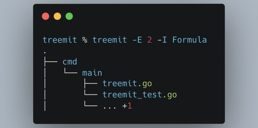 Featured image of post treemit: 拡張子でフィルタリングできるツリーコマンド